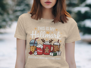 This is my Hallmark Christmas Movie Watching Shirt graphic.