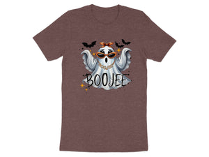 Ghost wearing sunglasses and a bandana with "Boojee" text.