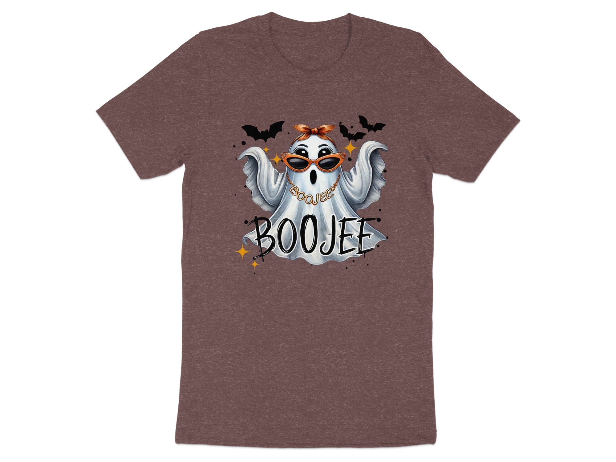 Ghost wearing sunglasses and a bandana with "Boojee" text.