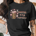 Black t-shirt features a coffee cup and the text "Coffee is my Valentine".