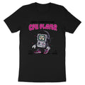 Black t-shirt with "CPU PLAYER BEST COMPETITOR" and retro gaming character.